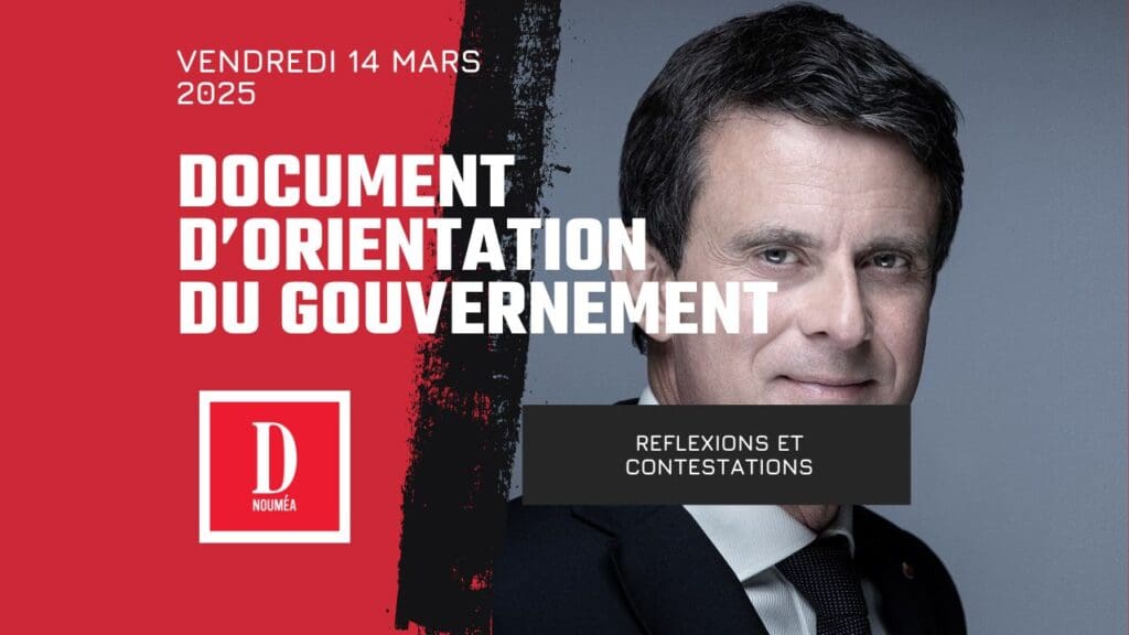 Reflexions préliminaires sur le document d&rsquo;orientation du Gouvernement du 28 février, du Professeur Eric DESCHEEMAEKER