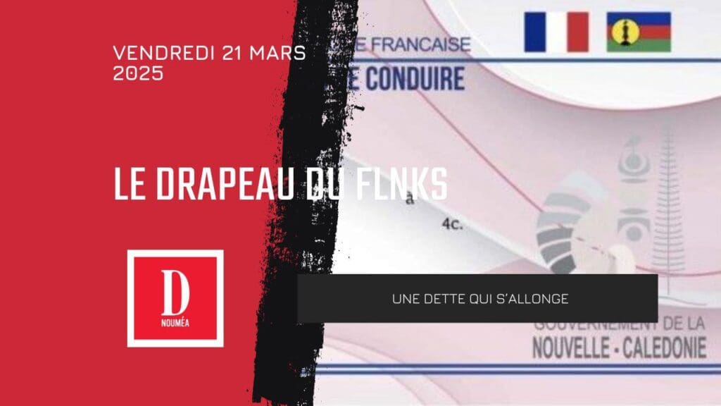 Amende potentielle de 8 millions de francs pour le gouvernement : le drapeau du FLNKS toujours sur les permis de conduire