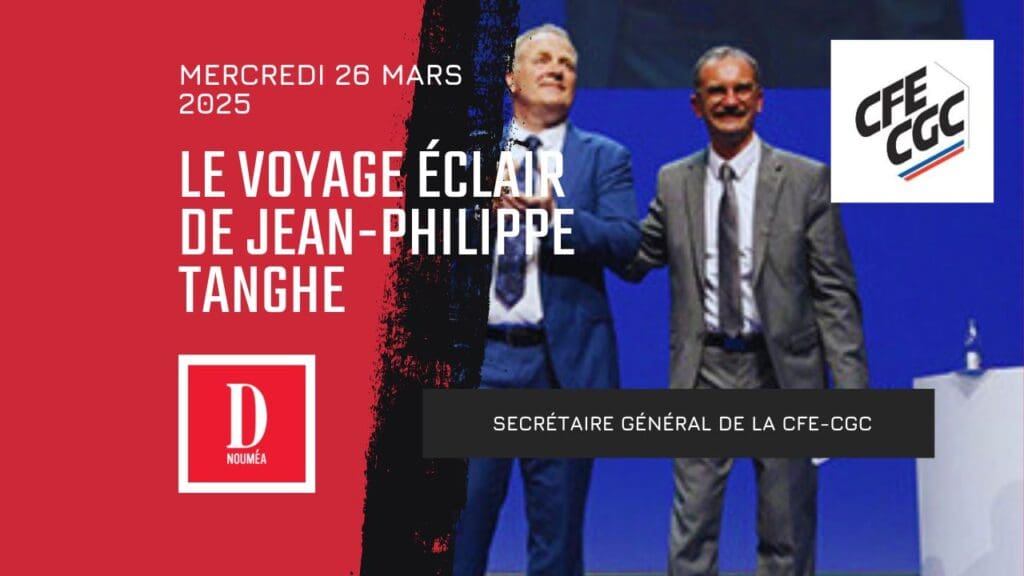 Le voyage éclair de Jean-Philippe Tanghe : Secrétaire Général de la CFE-CGC
