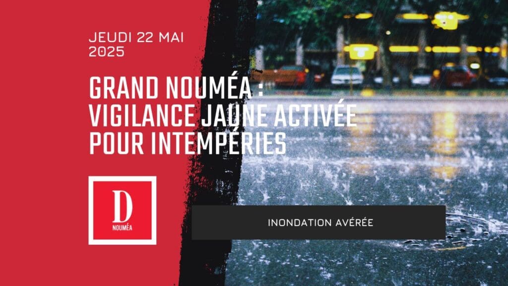 Grand Nouméa : vigilance jaune activée pour intempéries