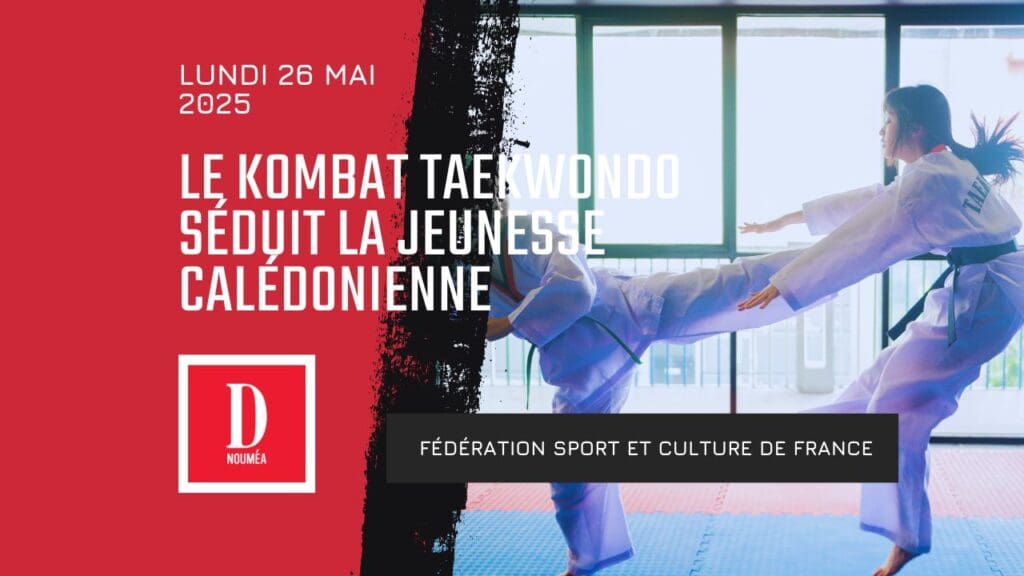 Le kombat taekwondo séduit la jeunesse calédonienne