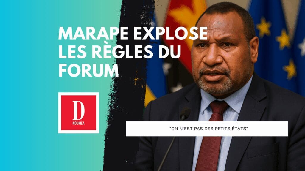 Marape explose les règles du Forum