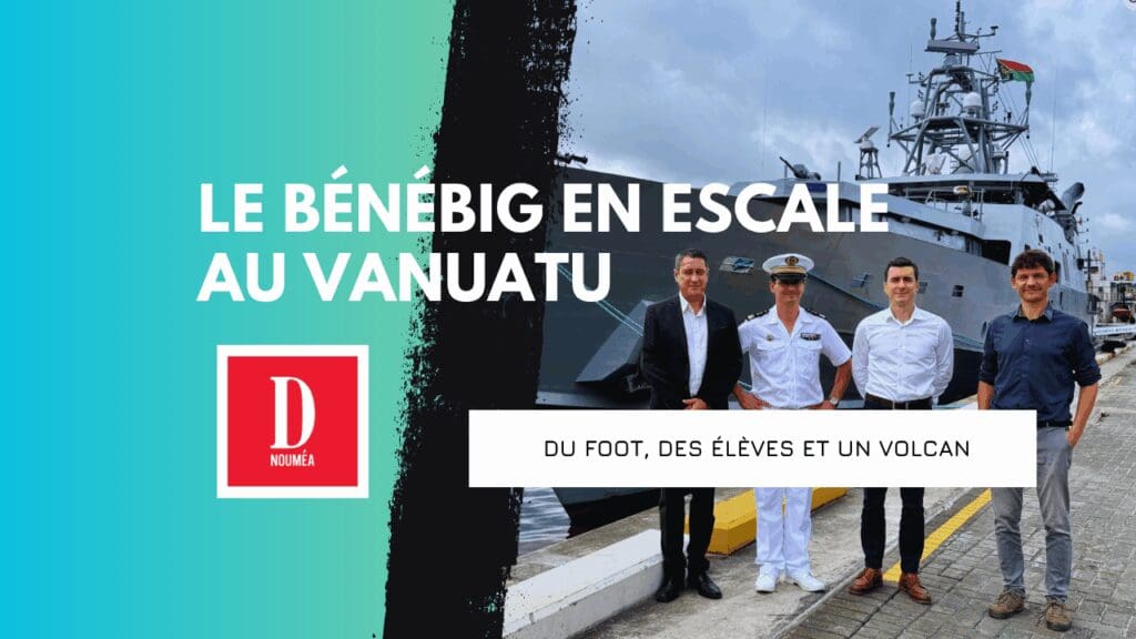 Le Bénébig en escale au Vanuatu : du foot, des élèves et un volcan