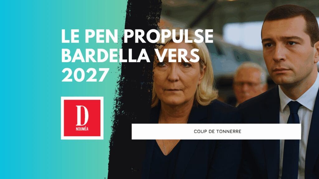 Coup de tonnerre : Le Pen propulse Bardella vers 2027