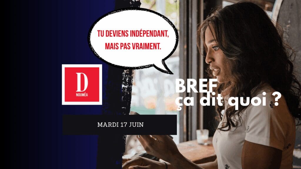 Tu deviens indépendant, mais pas vraiment.