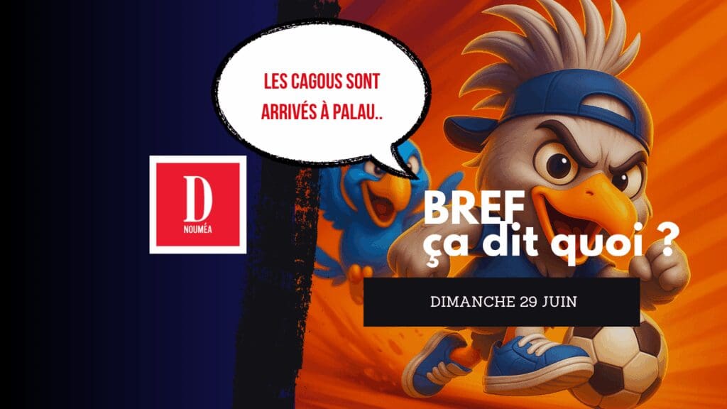 Les Cagous sont arrivés à Palau.