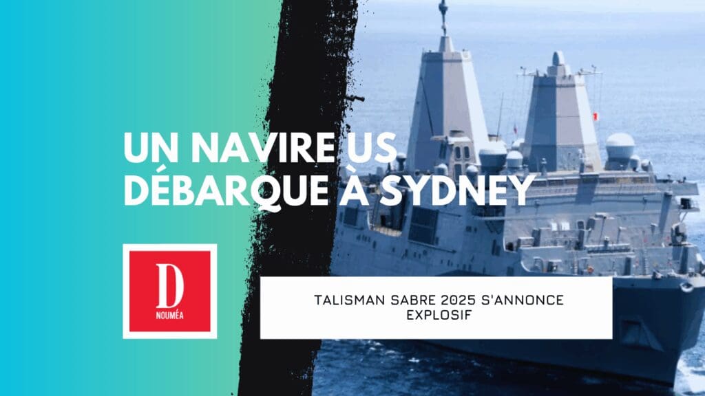 Un navire US débarque à Sydney