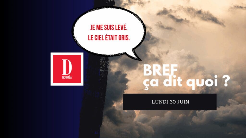 Je me suis levé. Le ciel était gris.