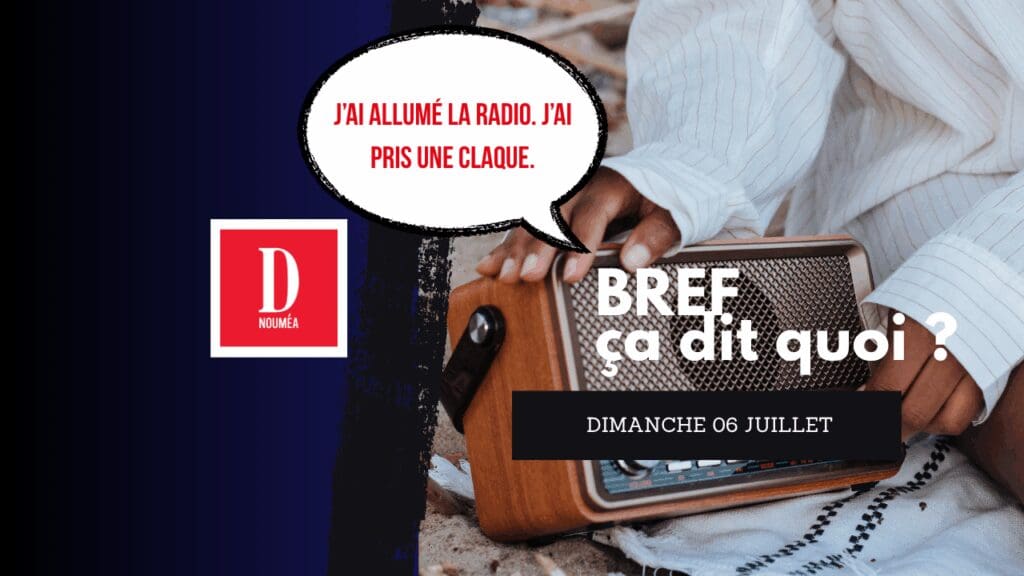 J’ai allumé la radio. J’ai pris une claque.