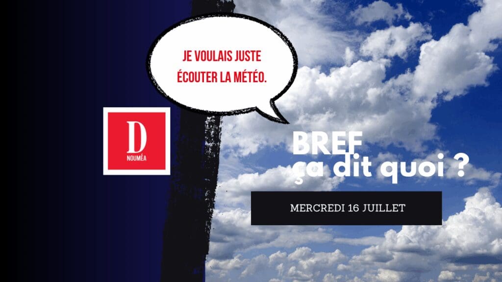 Je voulais juste écouter la météo