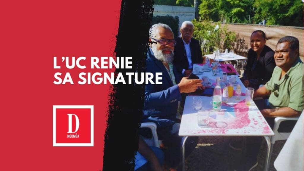 L’Union calédonienne renie sa signature