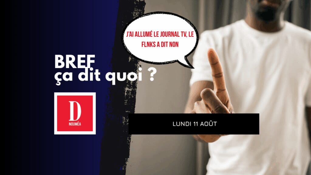 J’ai allumé le journal TV, le FLNKS a dit non