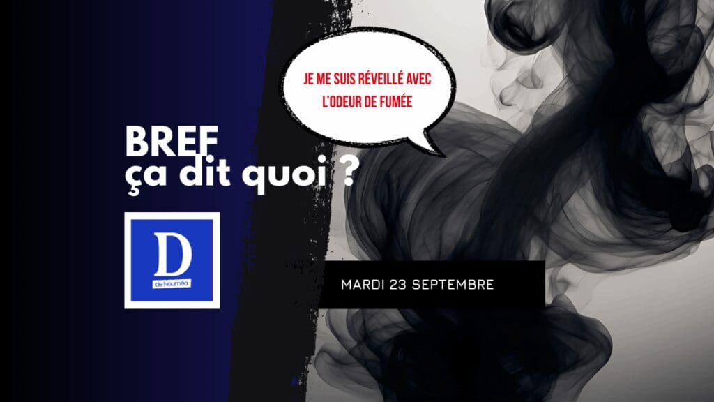 Je me suis réveillé avec l’odeur de fumée