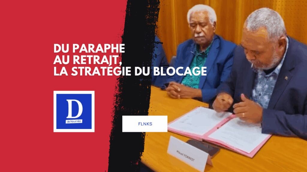 Accord de Bougival : le FLNKS crie à l’abus et se rétracte