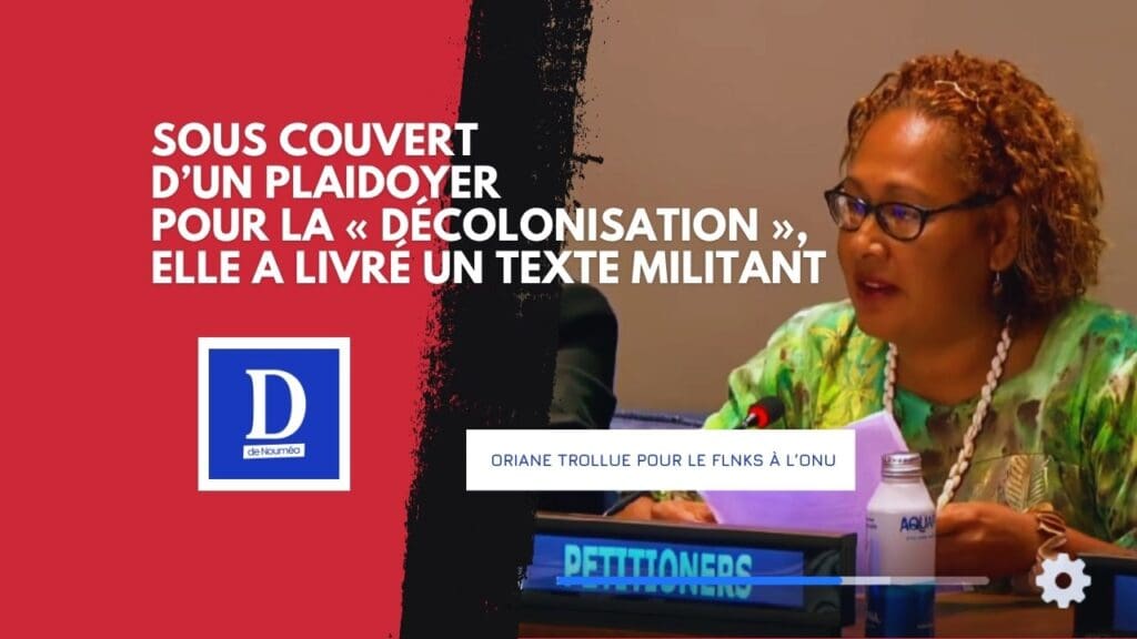 ONU : le FLNKS recycle ses accusations et instrumentalise l’ONU