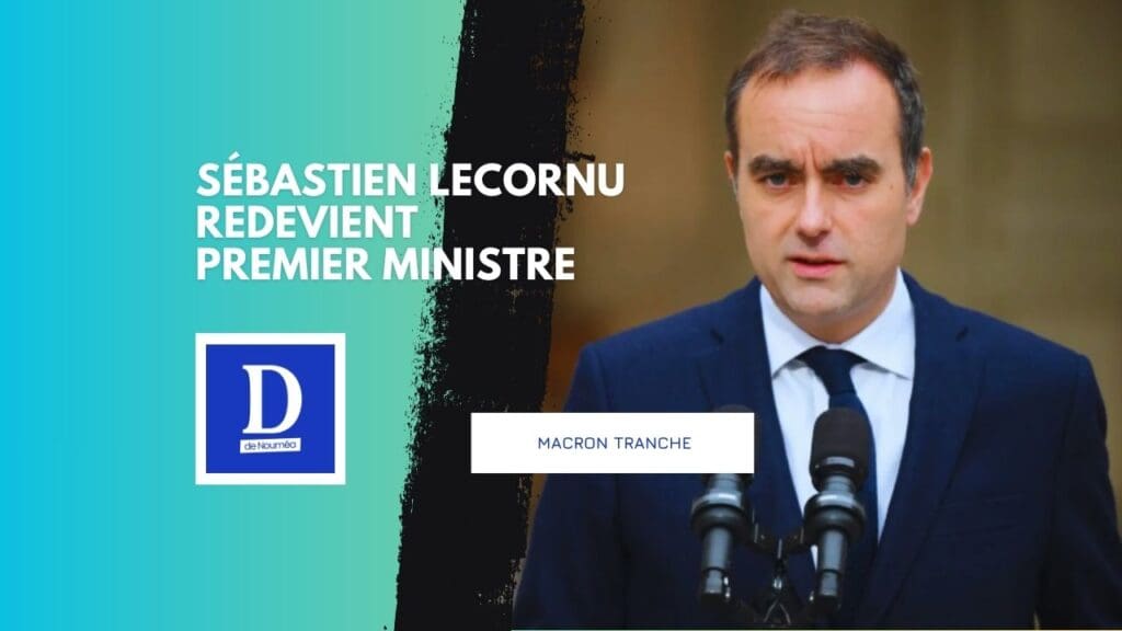 Emmanuel Macron renomme Sébastien Lecornu Premier ministre