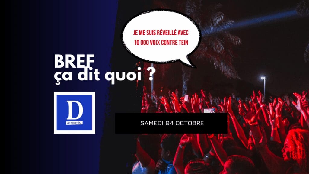 Je me suis réveillé avec 10 000 signatures contre Tein