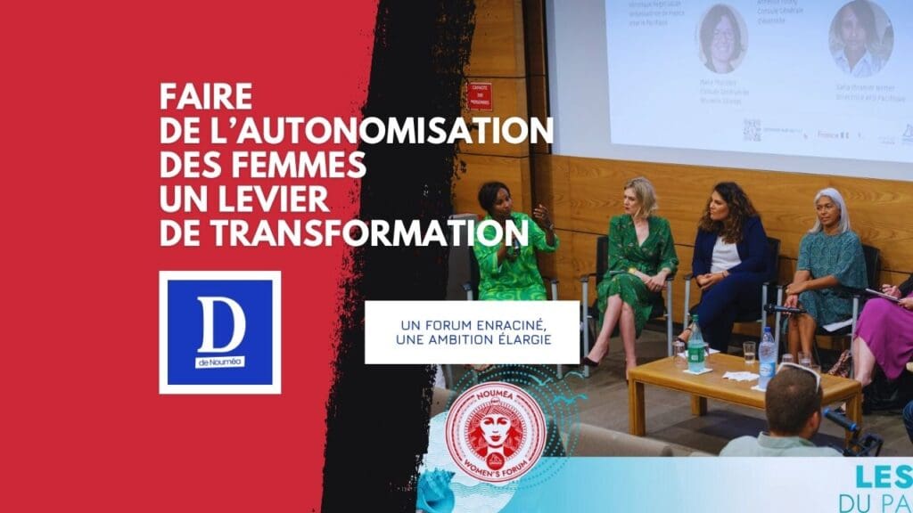 Vers un Pacific Women’s Forum : Nouméa change d’échelle