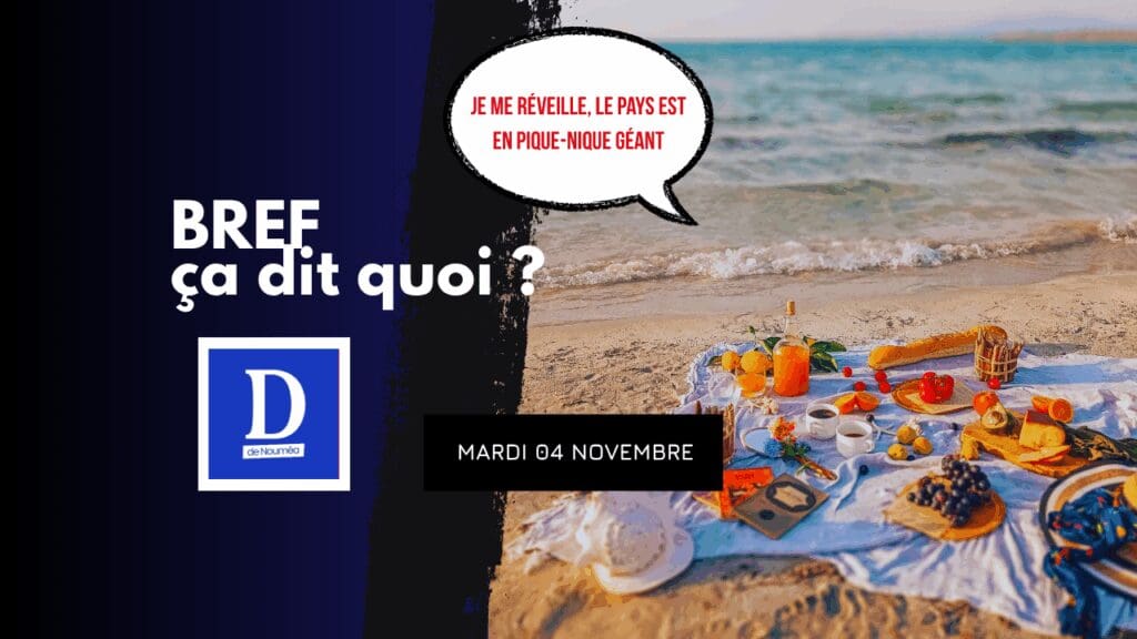 Je me réveille, le pays est en pique-nique géant