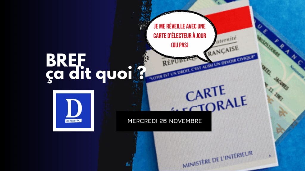 Je me réveille avec une carte d’électeur à jour (ou pas)