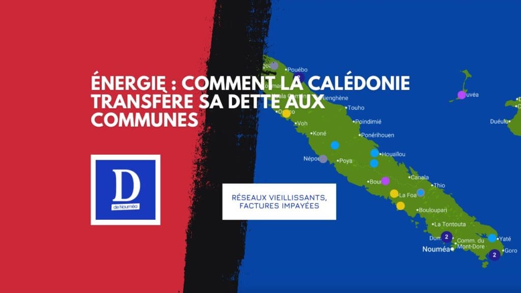 Électricité : les communes piégées par la dette d’ENERCAL