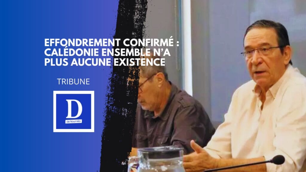 Après des années de déclin, Calédonie ensemble disparaît du Congrès