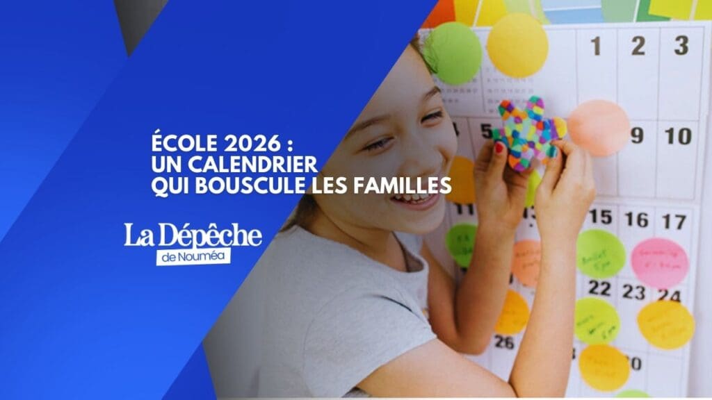 Calendrier scolaire 2026 : l’ordre scolaire avant tout